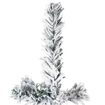 HKH Meia Árvore de Natal Fina com Flocos de Neve