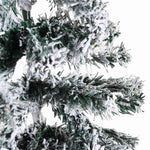 HKH Meia Árvore de Natal Fina com Flocos de Neve