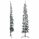 HKH Meia Árvore de Natal Fina com Flocos de Neve