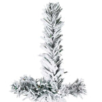 HKH Meia Árvore de Natal Fina com Flocos de Neve