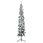 HKH Meia Árvore de Natal Fina com Flocos de Neve