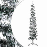 HKH Meia Árvore de Natal Fina com Flocos de Neve