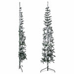 HKH Meia Árvore de Natal Fina com Flocos de Neve