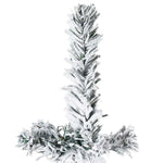 HKH Meia Árvore de Natal Fina com Flocos de Neve