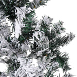 HKH Meia Árvore de Natal Fina com Flocos de Neve