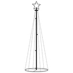 HKH Árvore de Natal em Cone com 108 Luzes LED - Branco Quente