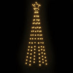 HKH Árvore de Natal em Cone com 108 Luzes LED - Branco Quente