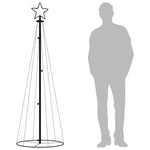 HKH Árvore de Natal em Cone com 108 Luzes LED - Branco Frio
