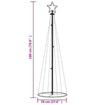 HKH Árvore de Natal em Cone com 108 Luzes LED - Branco Frio