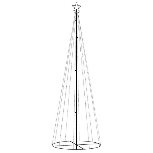 HKH Árvore de Natal em Cone com 310 Luzes LED - Branco Quente