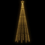 HKH Árvore de Natal em Cone com 310 Luzes LED - Branco Quente