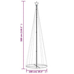 HKH Árvore de Natal em Cone com 310 Luzes LED - Branco Quente
