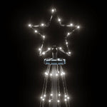 HKH Árvore de Natal em Cone com 310 Luzes LED - Branco Frio