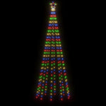 HKH Árvore de Natal em Cone com 310 Luzes LED - Colorido