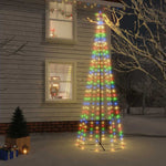 HKH Árvore de Natal em Cone com 310 Luzes LED - Colorido