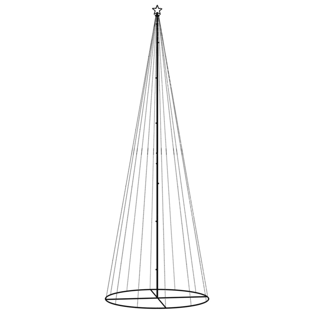 HKH Árvore de Natal em Cone com 732 Luzes LED - Branco Quente