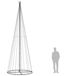 HKH Árvore de Natal em Cone com 732 Luzes LED - Branco Quente