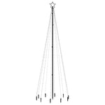 HKH Árvore de Natal com Espigão e 310 Luzes LED - Branco Quente