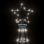 HKH Árvore de Natal com Espigão e 310 Luzes LED - Branco Frio