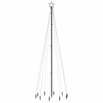 HKH Árvore de Natal com Espigão e 310 Luzes LED - Colorido