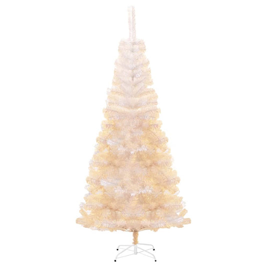 HKH Árvore Natal Artificial + Pontas Iridescentes Branco em PVC
