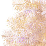 HKH Árvore Natal Artificial + Pontas Iridescentes Branco em PVC