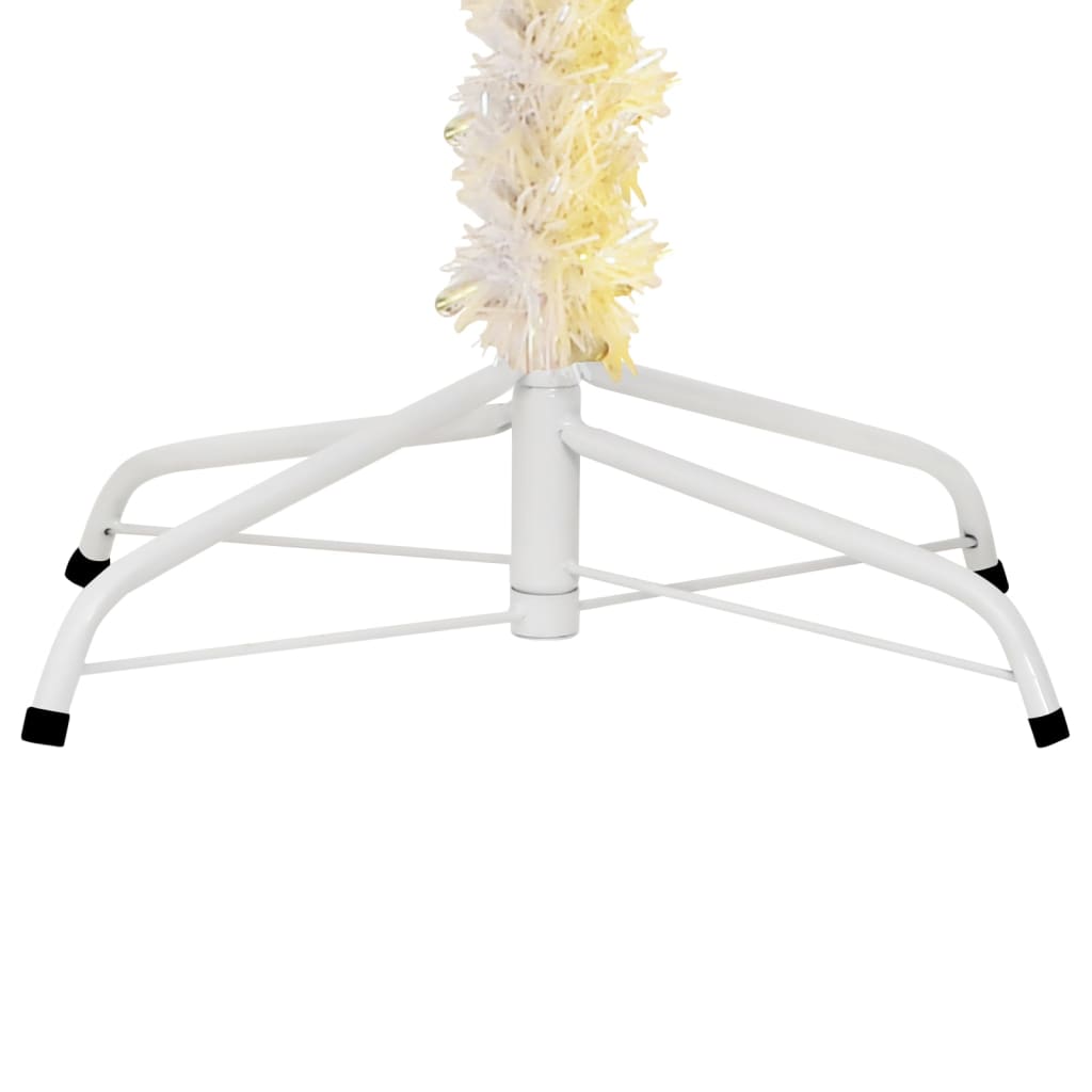 HKH Árvore Natal Artificial + Pontas Iridescentes Branco em PVC
