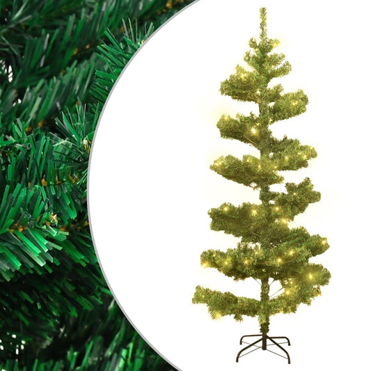 HKH Árvore de Natal Rotativa Pré-Iluminada + Suporte Verde em PVC