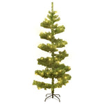 HKH Árvore de Natal Rotativa Pré-Iluminada + Suporte Verde em PVC
