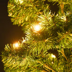 HKH Árvore de Natal Rotativa Pré-Iluminada + Suporte Verde em PVC