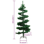 HKH Árvore de Natal Rotativa Pré-Iluminada + Suporte Verde em PVC