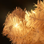 HKH Árvore de Natal Rotativa Pré-Iluminada + Suporte Branco em PVC