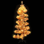HKH Árvore de Natal Rotativa Pré-Iluminada + Suporte Branco em PVC