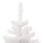 HKH Árvore de Natal Rotativa Pré-Iluminada + Suporte Branco em PVC