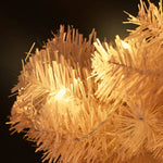 HKH Árvore de Natal Rotativa Pré-Iluminada + Suporte Branco em PVC