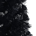HKH Meia Árvore de Natal Artificial com Suporte Preto em PVC