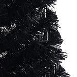 HKH Meia Árvore de Natal Artificial com Suporte Preto em PVC