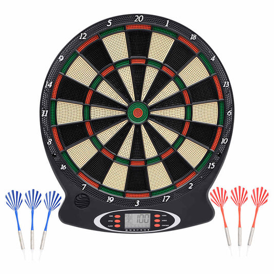 HKH Juego de Dardos Eléctrico con Dardos 37 cm - Negro