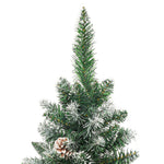 HKH Árvore de Natal Artificial Fina com Suporte em PVC