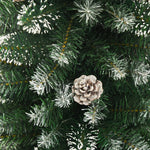 HKH Árvore de Natal Artificial Fina com Suporte em PVC