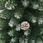 HKH Árvore de Natal Artificial Fina com Suporte em PVC