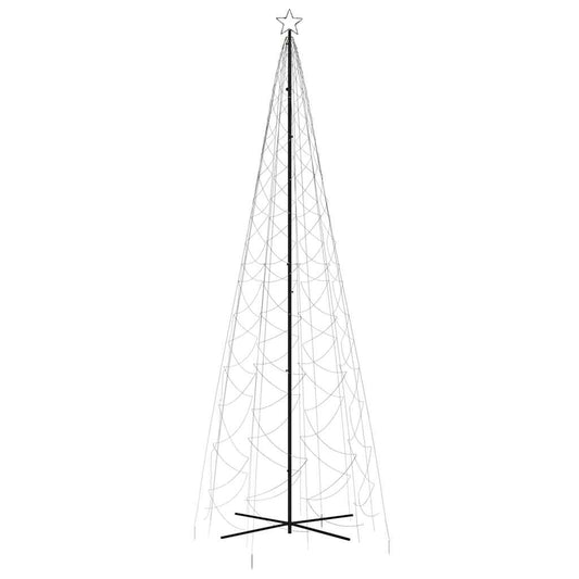 HKH Árvore de Natal em Cone com 1400 Luzes LED - Branco Quente