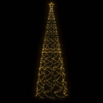 HKH Árvore de Natal em Cone com 1400 Luzes LED - Branco Quente