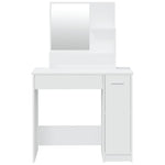 HKH Tocador con espejo Color - 86,5x35x136 Cm - Blanco