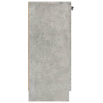 HKH Aparador em derivados de Madeira com 2 Portas e 1 Gaveta 60 X 30 X 70 Cm - Cinzento-Cimento