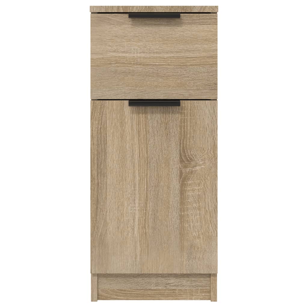 HKH Aparador em derivados de Madeira com Uma Porta e Uma Gaveta 30 X 30 X 70 Cm - Carvalho Sonoma