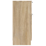 HKH Aparador em derivados de Madeira com Uma Porta e Uma Gaveta 30 X 30 X 70 Cm - Carvalho Sonoma