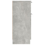 HKH Aparador en derivados de Madera con Una Puerta y Un Cajón 30 X 30 X 70 Cm - Gris Cemento