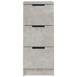 Aparadores HKH 2 Piezas de madera manufacturada 30 X 30 X 70 Cm - Gris Cemento