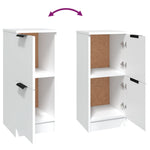HKH Aparador en derivados de Madera 30 X 30 X 70 Cm - Blanco